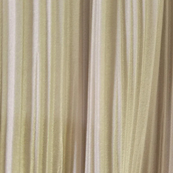 ❤️ 3 for $35 VINTAGE Daniel marshall champagne long sleeve pleat flowy dress S - Picture 9 of 14